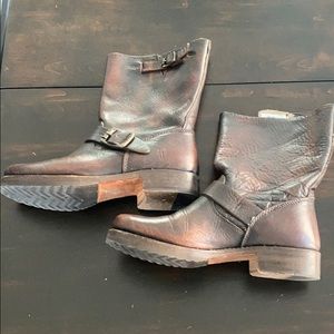 Leather Frye boots